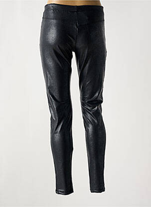 Pantalon slim taille élastique taille normale noir HBT femme