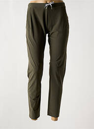 Pantalon slim taille élastique taille normale vert HBT femme