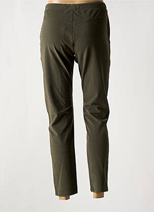 Pantalon slim taille élastique taille normale vert HBT femme