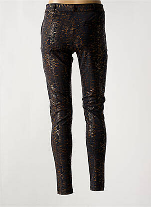 Pantalon slim stretch taille normale noir HBT femme