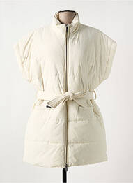 Doudoune poches sans capuche beige OAKWOOD femme