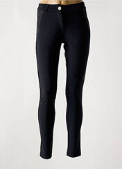 Pantalon slim noir HBT pour femme seconde vue