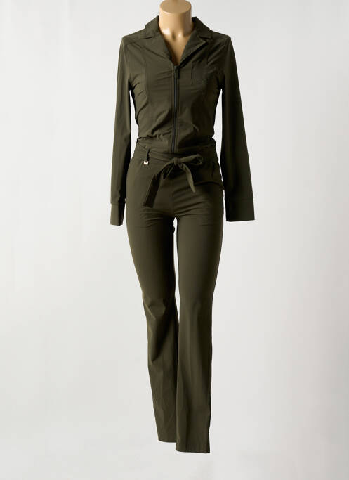 Combi-pantalon vert HBT pour femme
