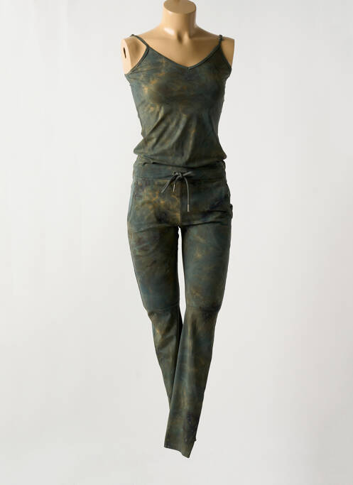 Combi-pantalon vert HBT pour femme