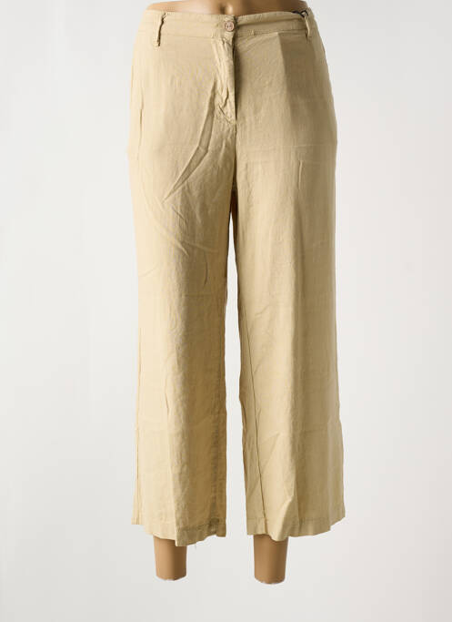 Pantalon 7/8 beige PLEASE pour femme