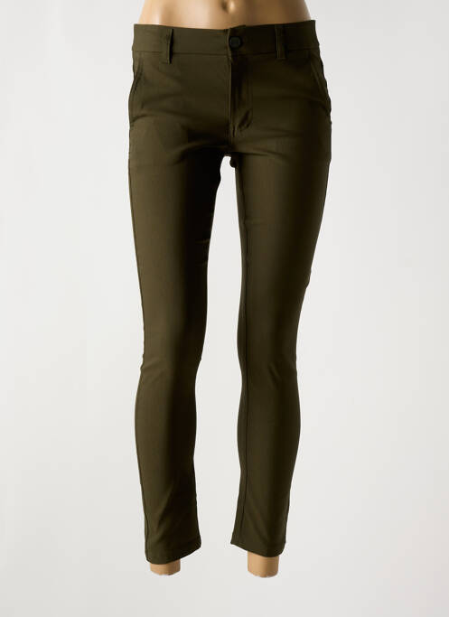 Pantalon slim vert PLEASE pour femme