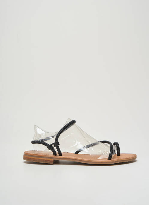 Tongs noir LES TROPEZIENNES PAR M.BELARBI pour femme