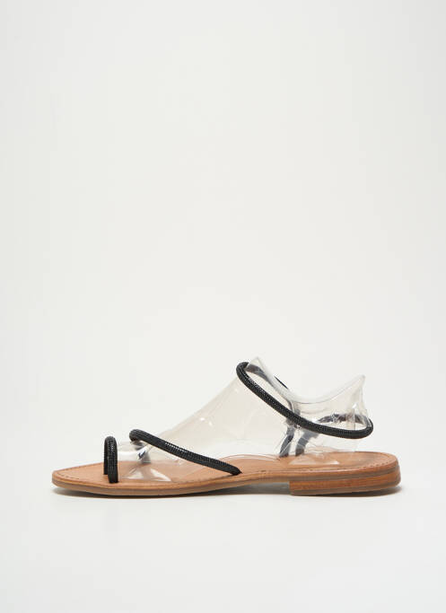 Tongs noir LES TROPEZIENNES PAR M.BELARBI pour femme