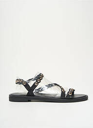 Sandales/nu pieds chiquet talon plat jusqu'à 3cm noir LES TROPEZIENNES PAR M.BELARBI femme
