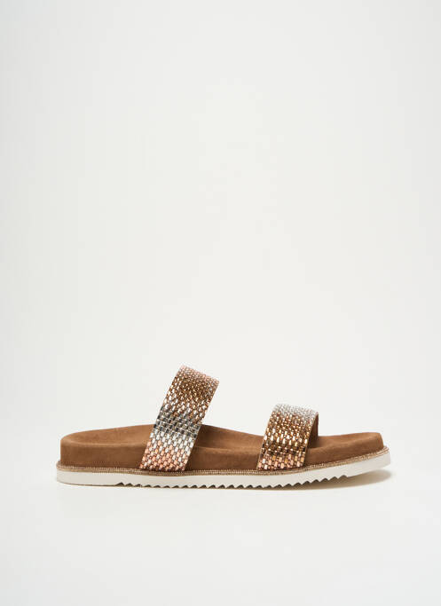 Mules/Sabots argent CB FUSION pour femme
