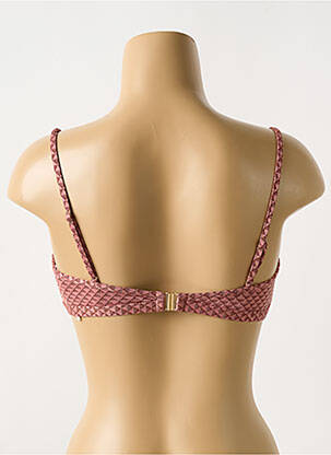 Haut de maillot de bain stretch haut soutien-gorge moulé rose CYELL femme