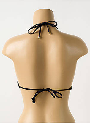 Haut de maillot de bain stretch haut soutien-gorge avec mousse de rembourrage amovible noir CYELL femme