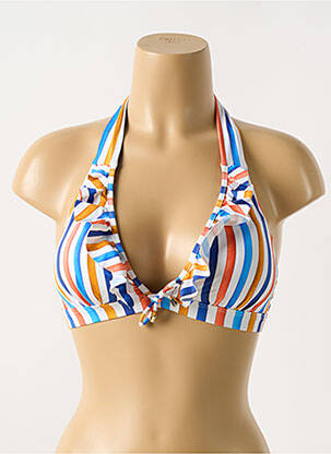 Haut de maillot de bain haut soutien-gorge moulé haut soutien-gorge moulé blanc CYELL femme