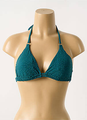 Haut de maillot de bain stretch haut soutien-gorge avec mousse de rembourrage amovible vert CYELL femme