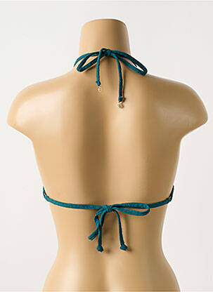 Haut de maillot de bain stretch haut soutien-gorge avec mousse de rembourrage amovible vert CYELL femme