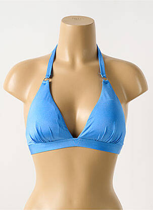 Haut de maillot de bain haut soutien-gorge avec mousse de rembourrage amovible haut soutien-gorge avec mousse de rembourrage amovible bleu CYELL femme