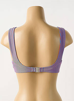 Haut de maillot de bain stretch haut soutien-gorge moulé violet CYELL femme