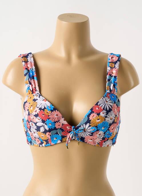 Maillot de bain maternité bleu CYELL pour femme