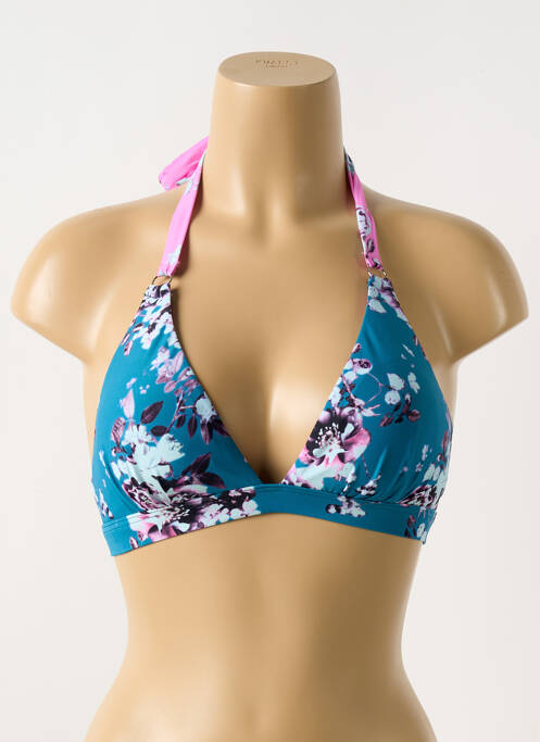 Haut de maillot de bain bleu CYELL pour femme