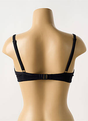 Haut de maillot de bain stretch haut soutien-gorge emboitant noir CYELL femme