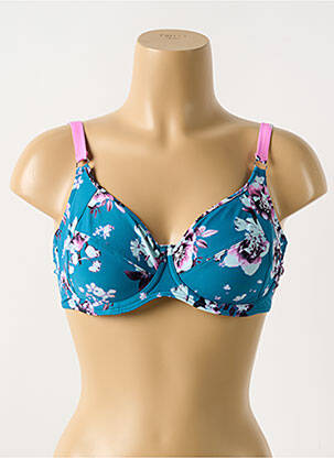 Haut de maillot de bain stretch haut soutien-gorge emboitant vert CYELL femme