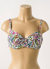 Haut de maillot de bain blanc CYELL pour femme seconde vue