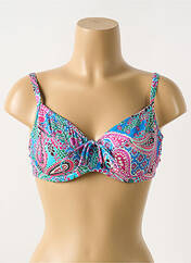 Haut de maillot de bain bleu CYELL pour femme seconde vue