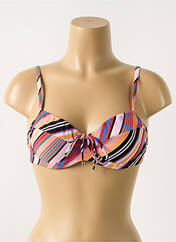 Haut de maillot de bain rose CYELL pour femme seconde vue