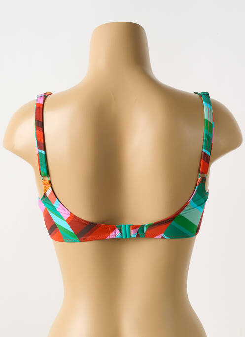 Haut de maillot de bain stretch haut soutien-gorge emboitant vert CYELL femme