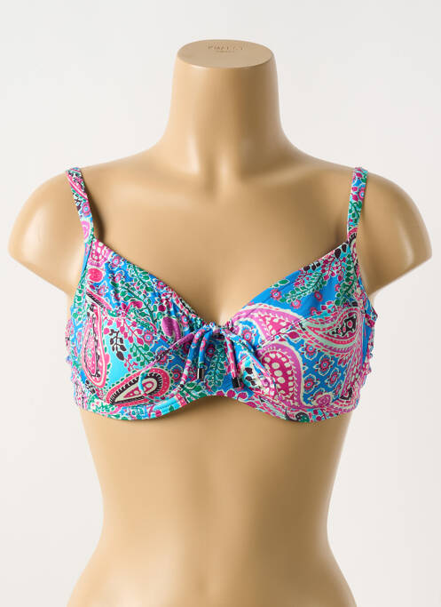 Haut de maillot de bain bleu CYELL pour femme