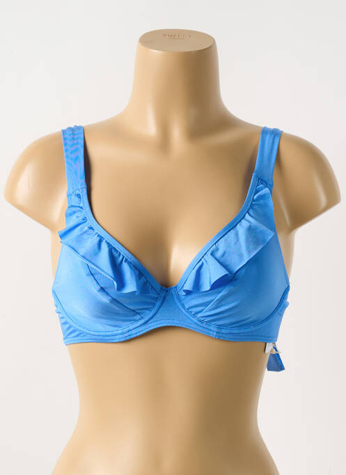 Haut de maillot de bain bleu CYELL pour femme