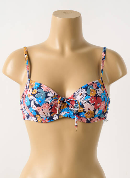 Haut de maillot de bain bleu CYELL pour femme