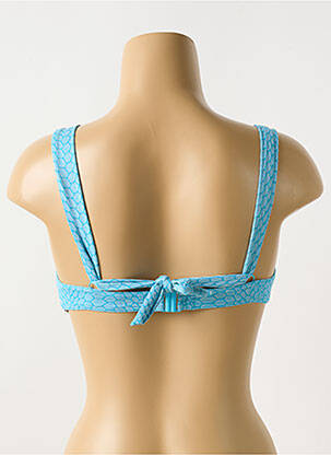 Haut de maillot de bain haut soutien-gorge moulé haut soutien-gorge moulé bleu CYELL femme