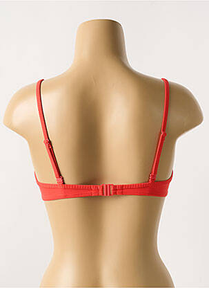 Haut de maillot de bain stretch haut soutien-gorge moulé rouge CYELL femme