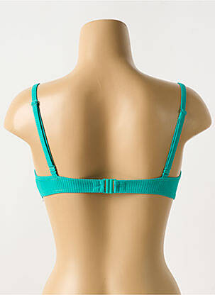 Haut de maillot de bain stretch haut soutien-gorge moulé vert CYELL femme