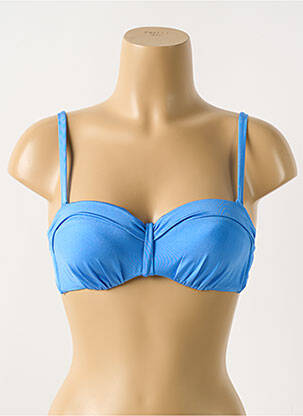 Haut de maillot de bain haut soutien-gorge moulé haut soutien-gorge moulé bleu CYELL femme