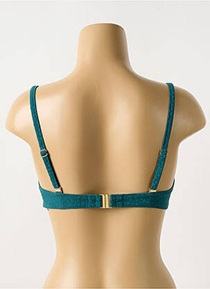 Haut de maillot de bain stretch haut soutien-gorge moulé vert CYELL femme