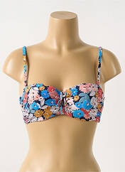 Haut de maillot de bain bleu CYELL pour femme seconde vue