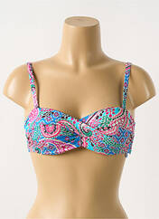 Haut de maillot de bain bleu CYELL pour femme seconde vue