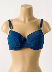 Haut de maillot de bain bleu CYELL pour femme seconde vue