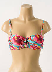 Haut de maillot de bain rose CYELL pour femme seconde vue