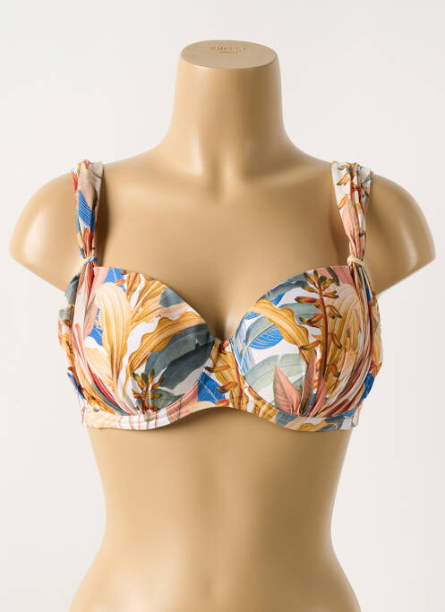 Haut de maillot de bain beige CYELL pour femme