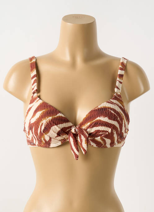 Haut de maillot de bain beige CYELL pour femme