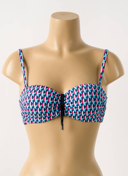 Haut de maillot de bain bleu CYELL pour femme