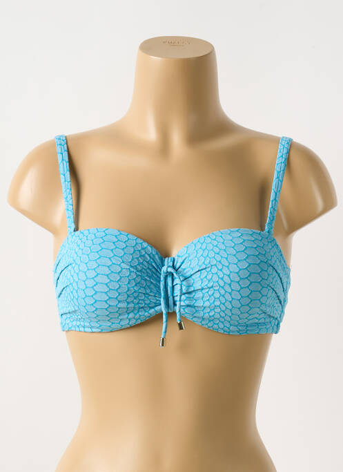 Haut de maillot de bain bleu CYELL pour femme