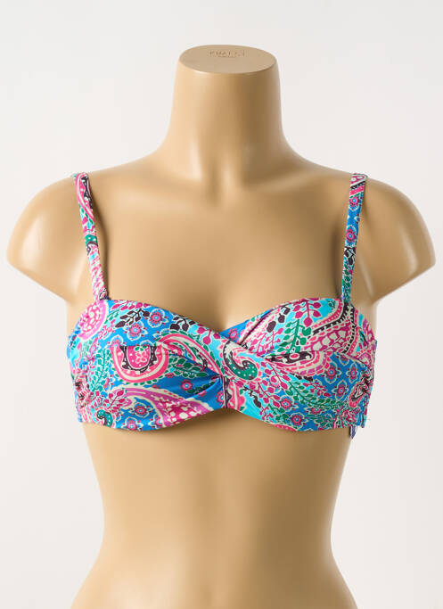 Haut de maillot de bain bleu CYELL pour femme