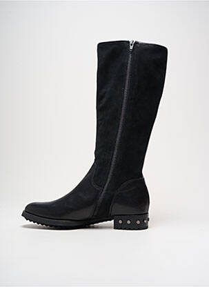 Bottes matière lisse talon de 4 à 6cm noir MAM'ZELLE femme