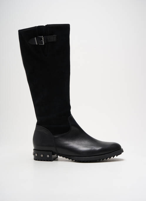 Bottes matière lisse talon de 4 à 6cm noir MAM'ZELLE femme