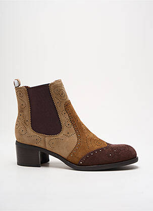 Bottines/Boots beige MAM'ZELLE pour femme