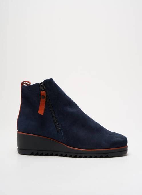 Bottines/Boots bleu HIRICA pour femme